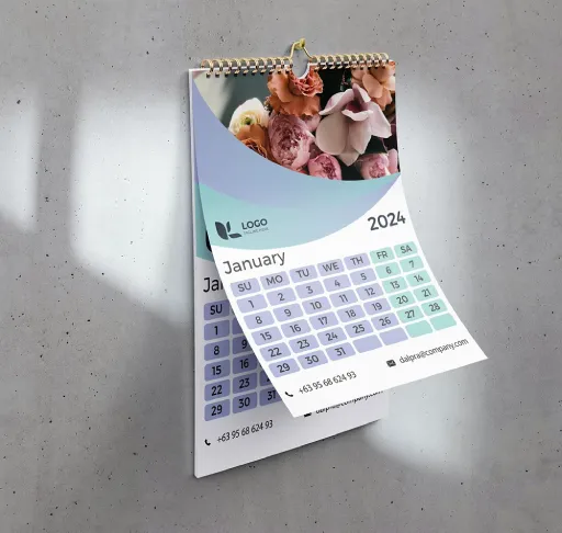 تقویم دیواری تبلیغاتی