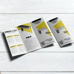 بروشور تبلیغاتی سه لت